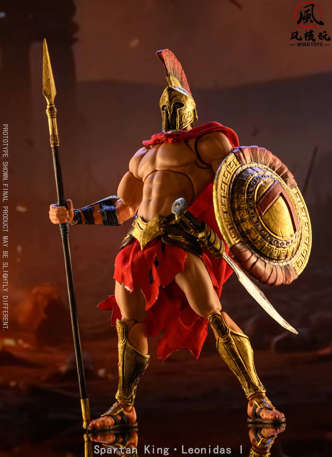 Action Figure: Spartan King Leonidas I 1/12 [Wind Toys]