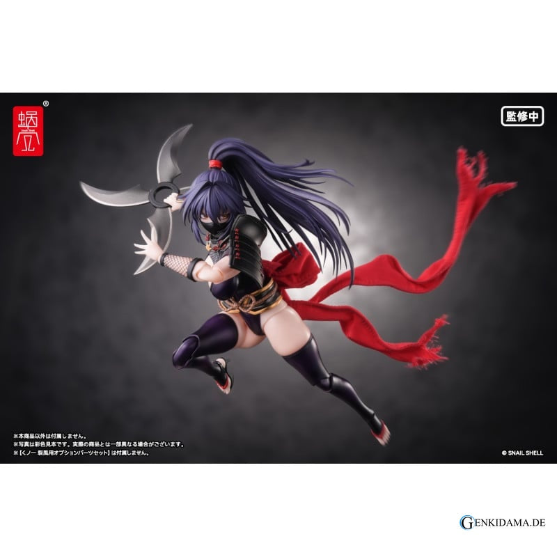 RPGEX-10 Kunoichi Reppu 1/12 Scale Action Figure Ansicht 6