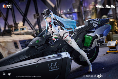 Girls` Frontline 2: Exilium Klukai -Speed Star- 1/12 Scale Completed Action Figure & Motorcycle 1/12 Scale Plastic Model Kit Set