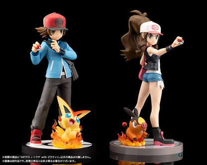 ARTFX J: Pokémon Black & White - Hilbert & Victini 1/8 (Limited)