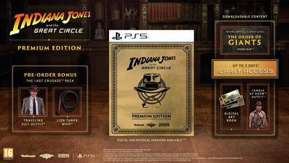 Indiana Jones und der große Kreis Premium Edition (PS5) (PEGI) - Anime Figuren günstig kaufen
