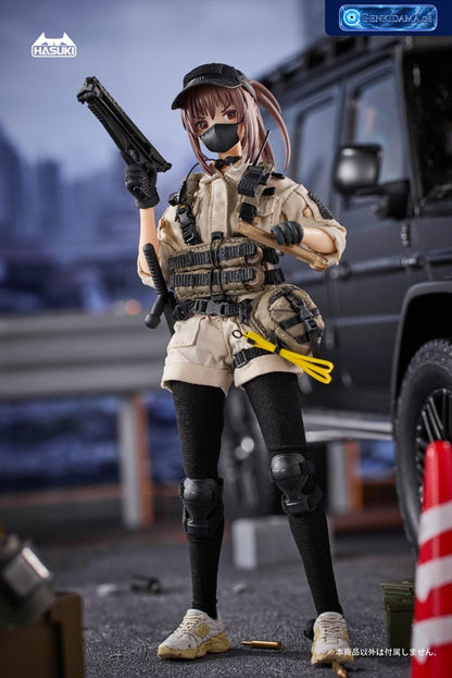 pocket art Series PA006 Security Hiyo Reizei 1/12 Complete Model Action Figure [LYNXPULSE / HASUKI] Ansicht 9