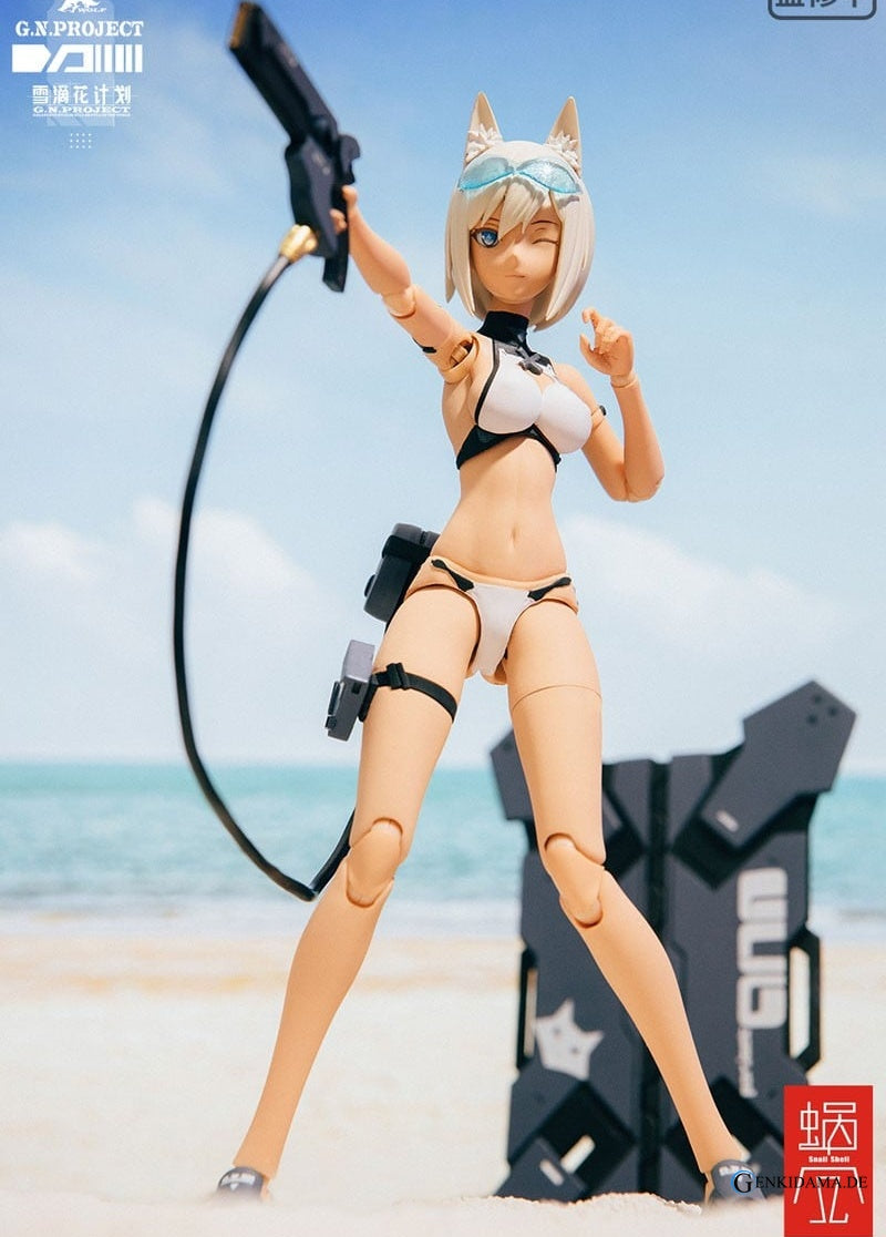 G.N.Project Wolf-001 Swimwear Body & Armed Set *w/Bonus Item (PVC Figure)