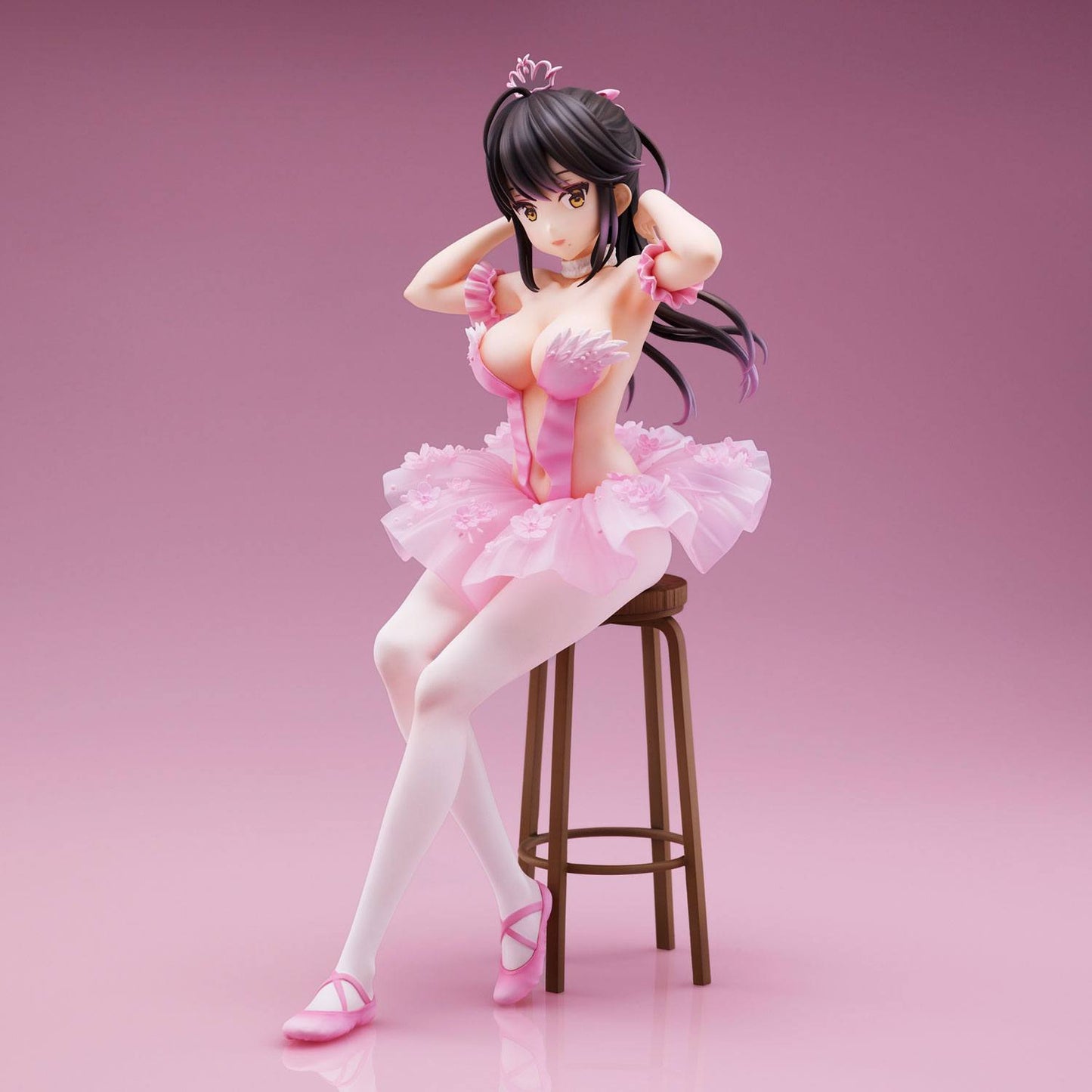 Anmi Illustration - Flamingo Ballet Ponytail Girl - Anime Figuren günstig kaufen