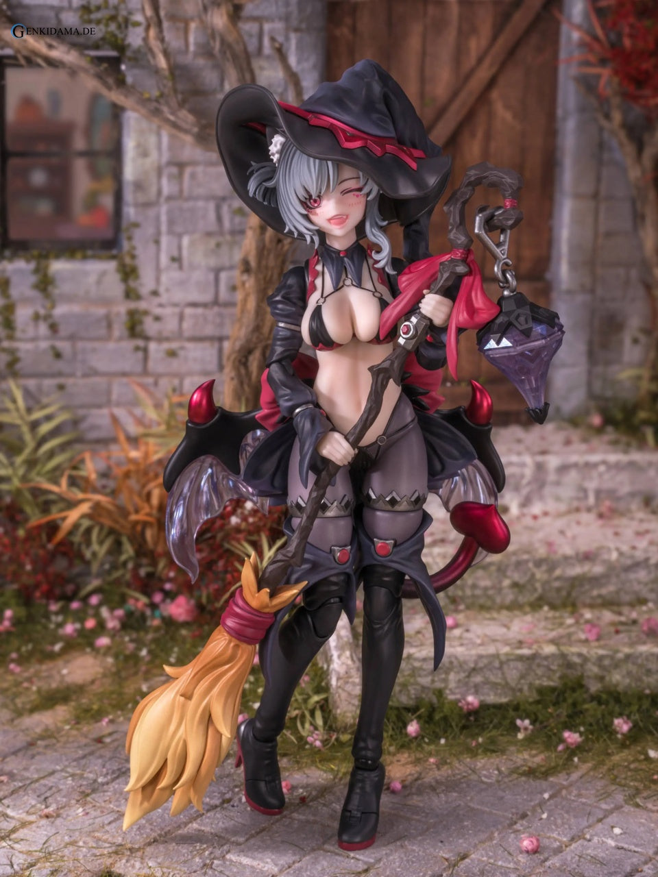 Apprentice Witch Hoshikawa Neco 1/12 Complete Model Action Black Hair Ver. - Anime Figuren günstig kaufen