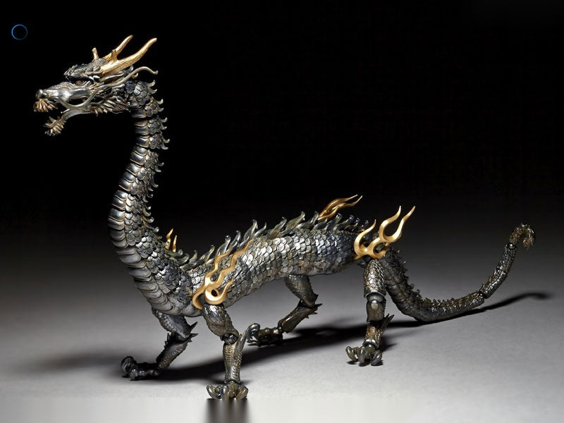 KT Project KT-003 Takeya Style Jizai Okimono "Dragon" Iron Rust Look Edition