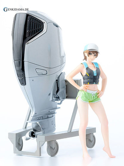 PLAMAX MF-88 minimum factory Minori with Honda Outboard Engine BF350 Plastic Model