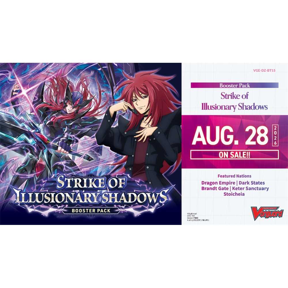 BOOSTER BOX VANGUARD BT15 STRIKE OF ILLUSIONARY SHADOWS (16 BOOSTERS) - ENG - Anime Figuren günstig kaufen