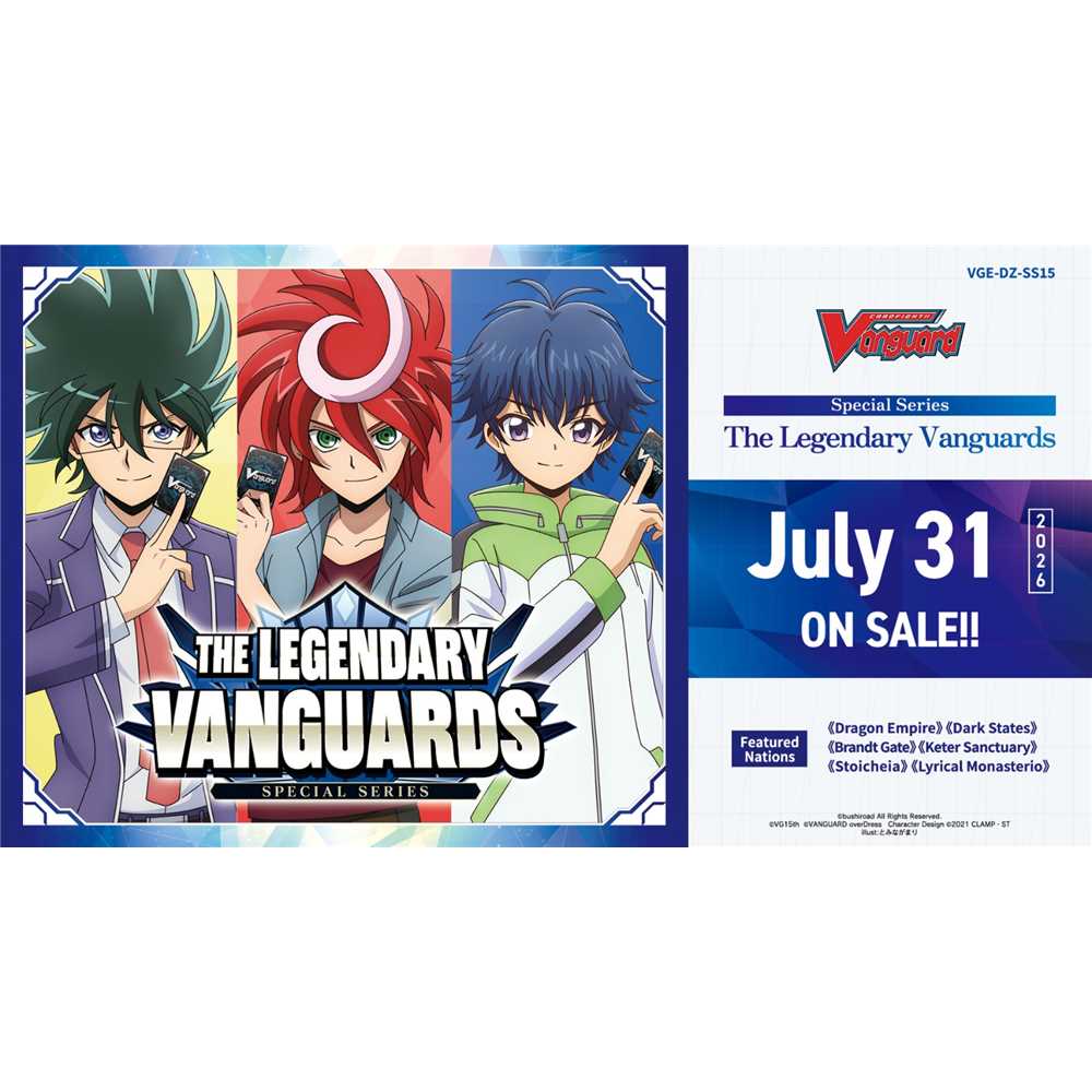 BOOSTER BOX VANGUARD SERIES 15 THE LEGENDARY VANGUARDS (10 BOOSTERS) - ENG - Anime Figuren günstig kaufen