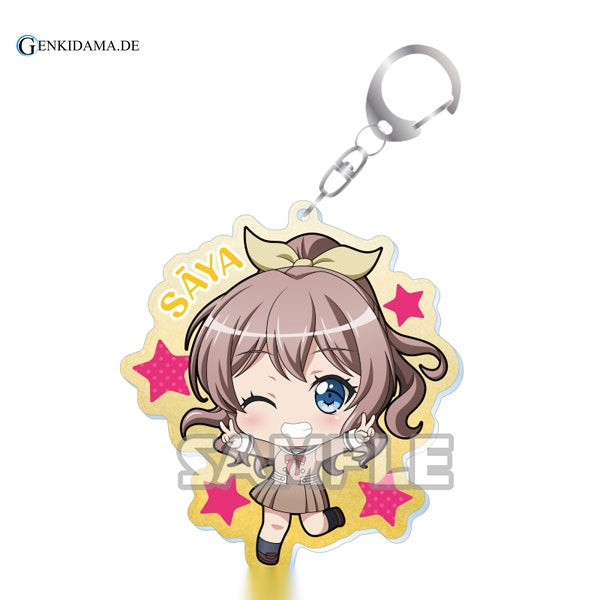 BanG Dream! Girls Band Party! Kiratto Acrylic Keychain Uniform ver. Saya Yamabuki