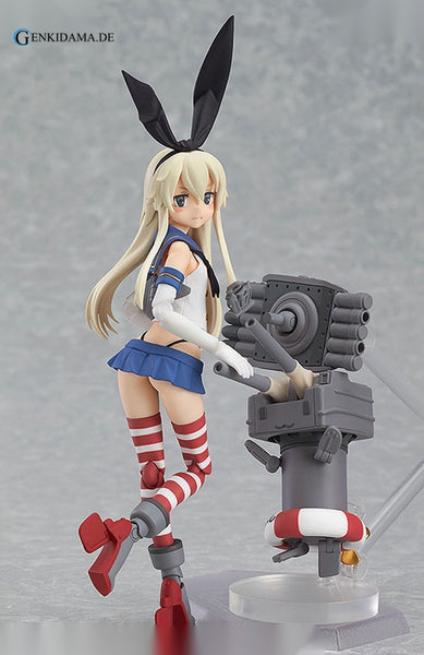 Detailansicht figma - Kantai Collection -Kan Colle- Shimakaze (w/Pre-order Bonus: Rensouhou-chan (Big) Middle-damage Expression ver.)