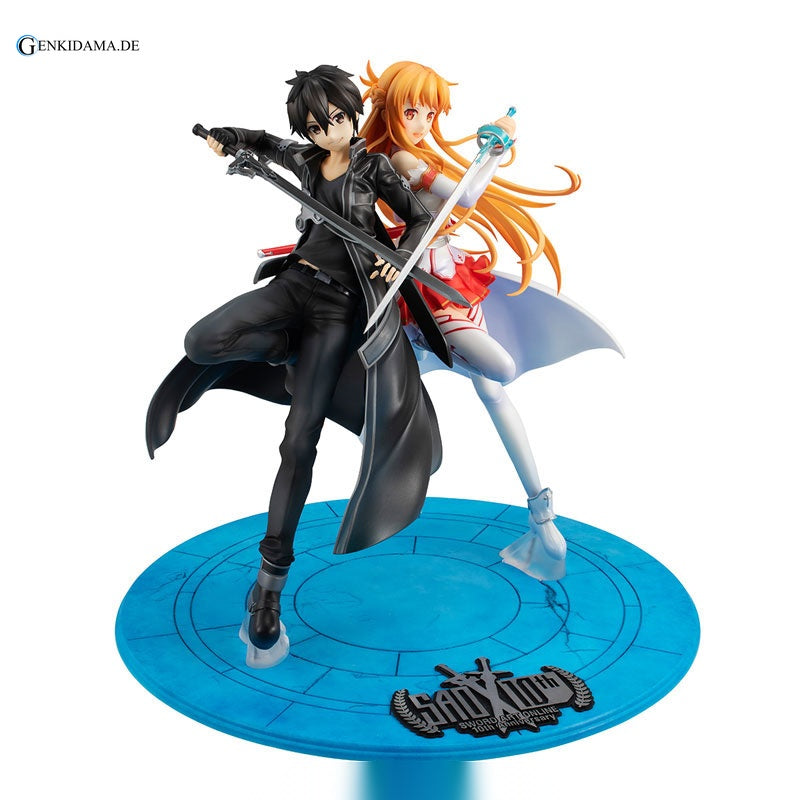 Lucrea Sword Art Online Kirito & Asuna SAO 10th Anniversary Dengekiya Limited Edition (Dengekiya Exclusive)