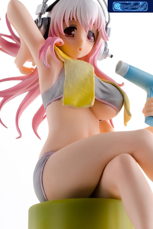 Super Sonico Sonico-chan Seikatsu Micchaku Shuzai Special Figure -Ofuro Agari [FURYU] Ansicht 9