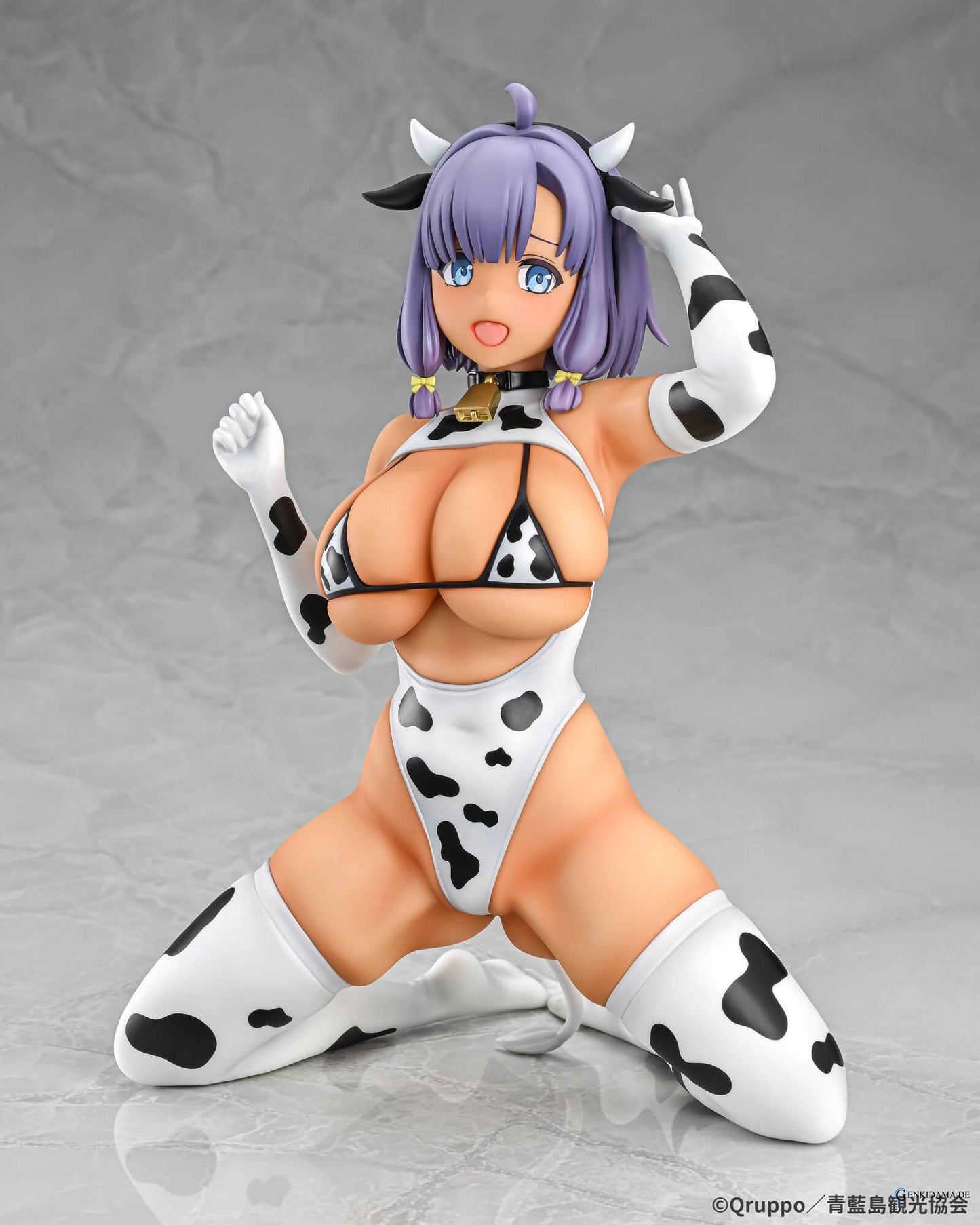 Nukitashi The Animation: Misaki Hotori (Tanned Ver.) (Cow-Print Costume Ver.) 1/5 (Cast-Off)