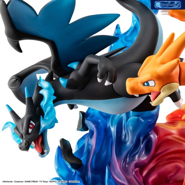 G.E.M. EX Series Pokemon Mega Charizard X & Mega Charizard Y [MegaHouse] Ansicht 2