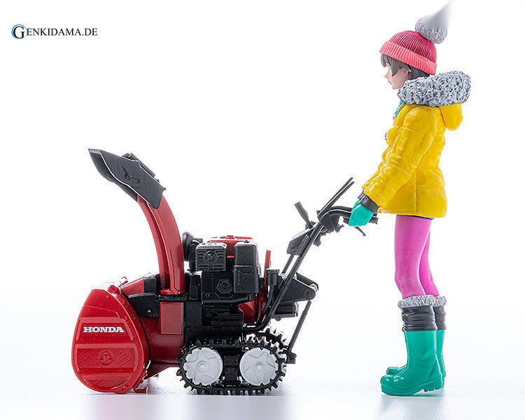 PLAMAX MF-62: minimum factory Minori with Honda Small Snow Plow HSS1170n (JX) 1/20 Plastic Model