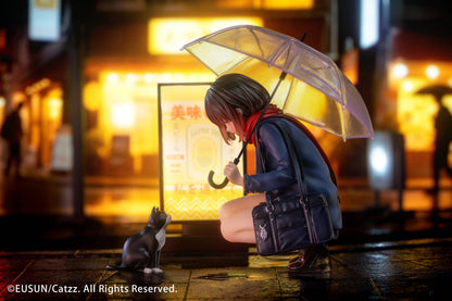 Original Character: Rainy Night Encounter - Illustration by Catzz 1/7 (With Bonus)