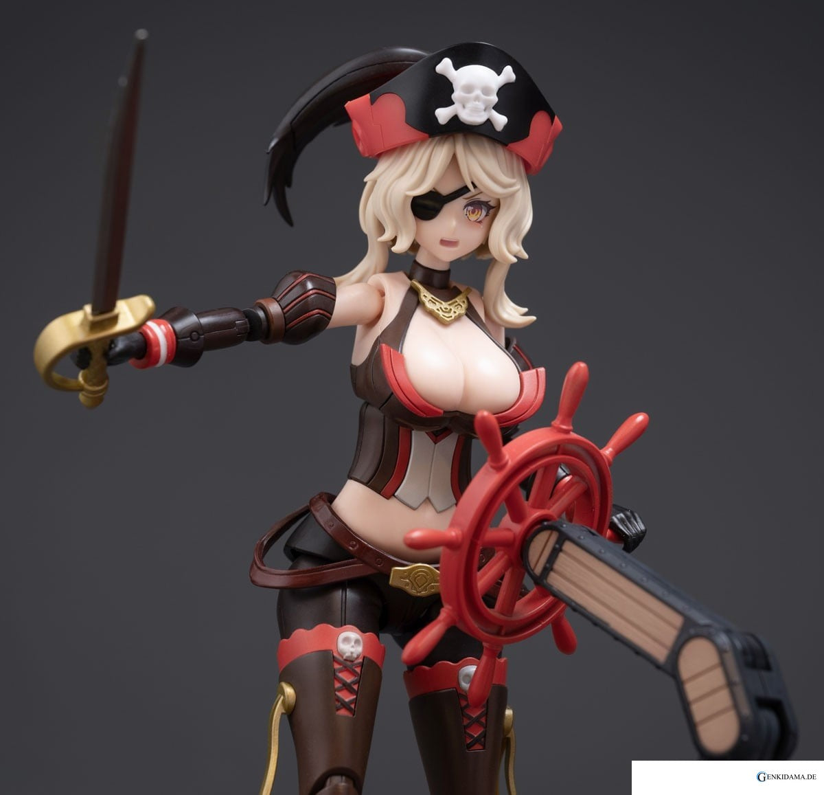Pirates Queen Anne Plastic Model Kit Border Model