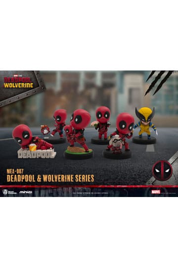 Deadpool 3 Deadpool & Wolverine Series Mini Egg Attack Figuren Set - Stark beschädigte Verpackung - Anime Figuren günstig kaufen