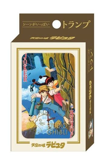 Das Schloss im Himmel Spielkarten - Beschädigte Verpackung - Anime Figuren günstig kaufen