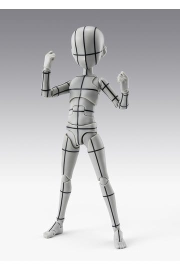 S.H.Figuarts Actionfigur Body-Kun -Ken Sugimori- Edition -Wireframe- (Gray Color Ver.) - Anime Figuren günstig kaufen