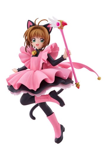 Cardcaptor Sakura Pop Up Parade PVC Statue Sakura Kinomoto: Black Cat Costume Ver. L Size - Beschädigte Verpackung - Anime Figuren günstig kaufen