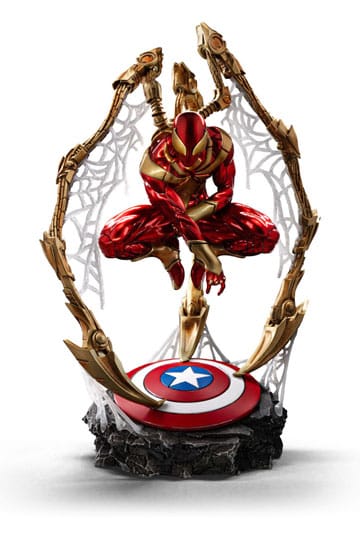 Marvel Art Scale Deluxe Statue Spider-man Iron Armor Comics (CCXP Exclusive 2024) - Anime Figuren günstig kaufen