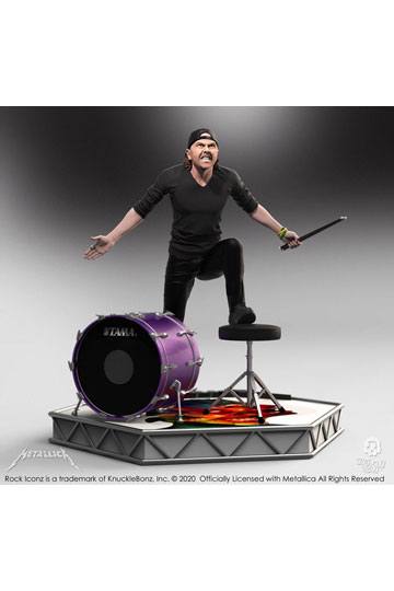 Metallica Rock Iconz Statue Lars Ulrich Limited Edition - Beschädigte Verpackung - Anime Figuren günstig kaufen