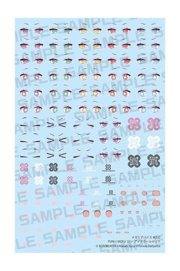 Megami Device Plastic Model Kit M.S.G Puni Mofu Long Eye Decal Set - Anime Figuren günstig kaufen