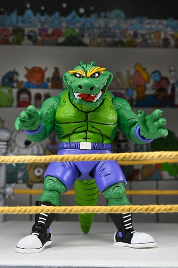 Teenage Mutant Ninja Turtles (Archie Comics) Actionfigur Stump Wrestling Leatherhead - Anime Figuren günstig kaufen