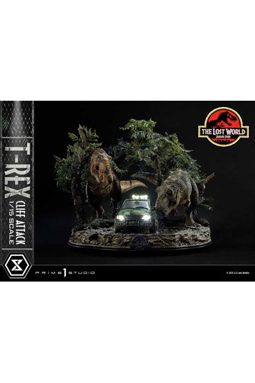 Jurassic World: The Lost World Statue T-Rex Cliff Attack - Anime Figuren günstig kaufen