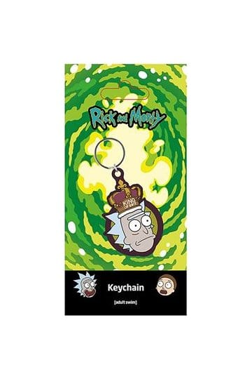 Rick and Morty PVC Schlüsselanhänger King of S**t - Anime Figuren günstig kaufen