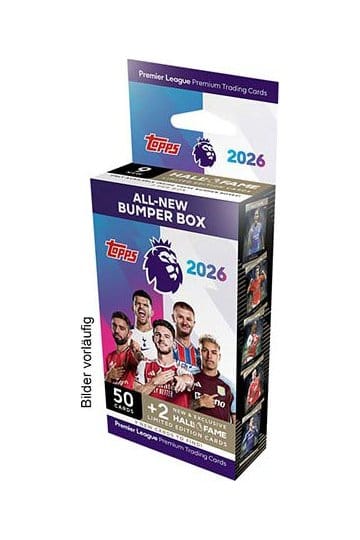 Premier League 2025/26 Trading Cards Bumber Box - Anime Figuren günstig kaufen