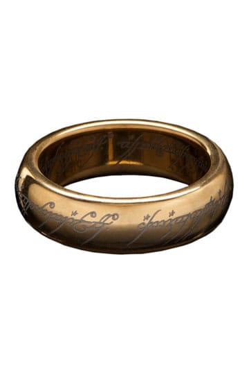 Herr der Ringe Wolfram-Ring Der Eine Ring (vergoldet) Größe 6 - Anime Figuren günstig kaufen