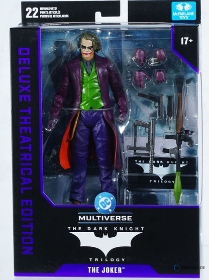 DC Comics - DC Multiverse: 7 Inch Action Figure - Deluxe Theatrical Edition: The Joker [Movie / The Dark Knight Trilogy] - Anime Figuren günstig kaufen