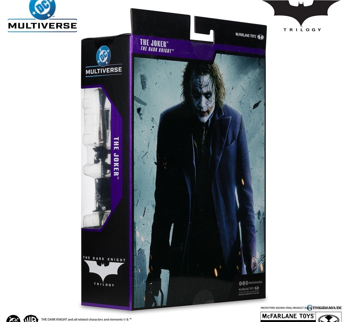 DC Comics - DC Multiverse: 7 Inch Action Figure - Deluxe Theatrical Edition: The Joker [Movie / The Dark Knight Trilogy] - Anime Figuren günstig kaufen