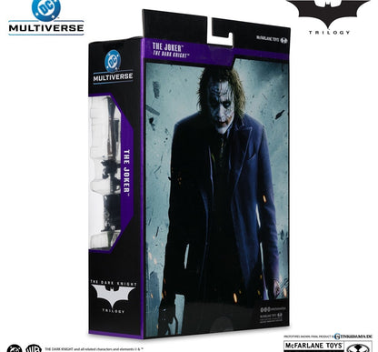 DC Comics - DC Multiverse: 7 Inch Action Figure - Deluxe Theatrical Edition: The Joker [Movie / The Dark Knight Trilogy] - Anime Figuren günstig kaufen