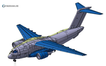1/144 Aircraft No.3 JASDF C-2 Transporter Plastic Model