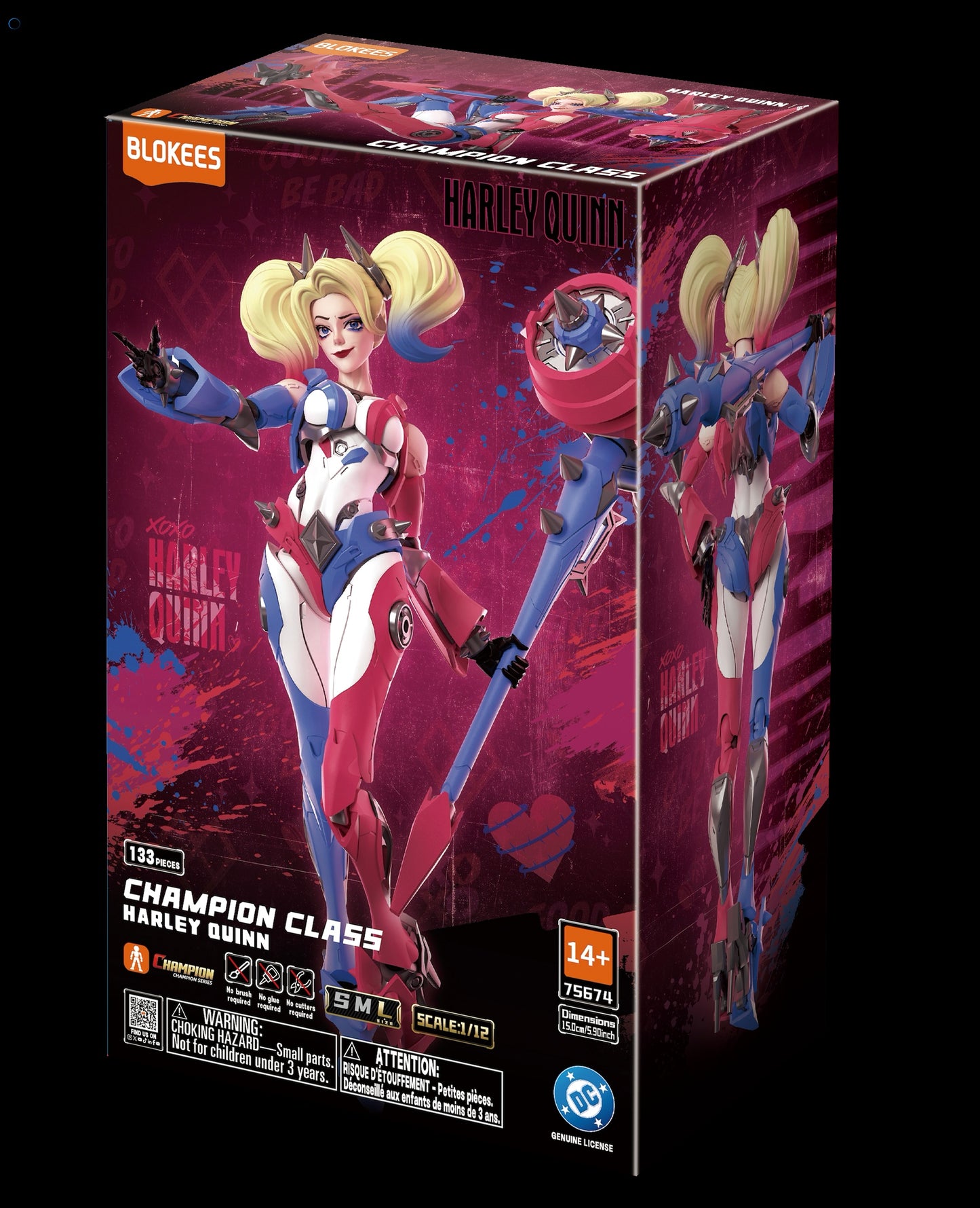 DC CHAMPION CLASS 04 HARLEY QUINN ACTION FIGURE [BLOKEES]