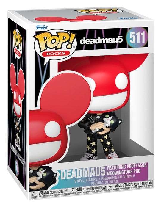 Deadmau5 POP! Rocks Vinyl Figur Deadmau5 with Cat - Anime Figuren günstig kaufen