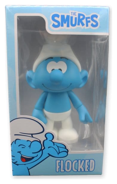 Die Schlümpfe Vinyl Figur Schlumpf Weiß und Blau - Flocked - Anime Figuren günstig kaufen