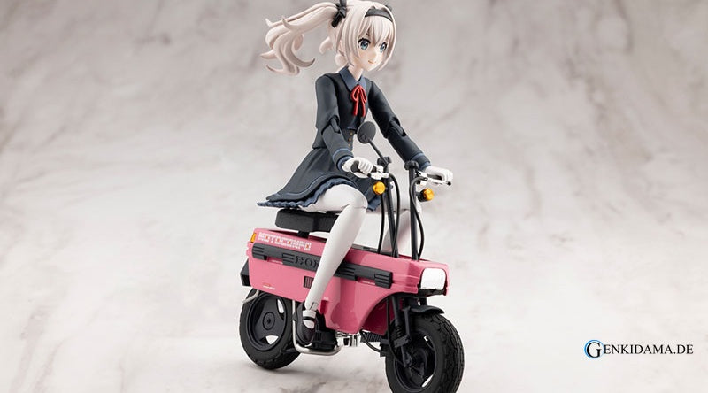Sousai Shojo Teien Plastic Model Kit 1/10 Emma Koishikawa Nocturne with Honda AB12 Motocompo 14 cm