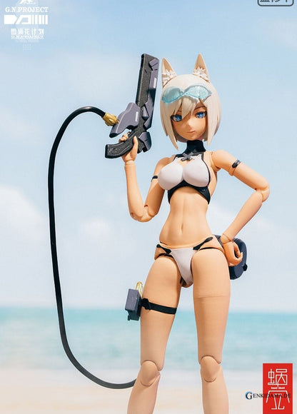 G.N.Project Wolf-001 Swimwear Body & Armed Set *w/Bonus Item (PVC Figure)