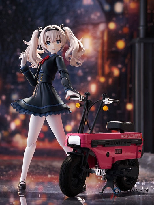 Sousai Shojo Teien Plastic Model Kit 1/10 Emma Koishikawa Nocturne with Honda AB12 Motocompo 14 cm