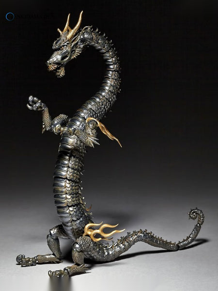 KT Project KT-003 Takeya Style Jizai Okimono "Dragon" Iron Rust Look Edition - Anime Figur