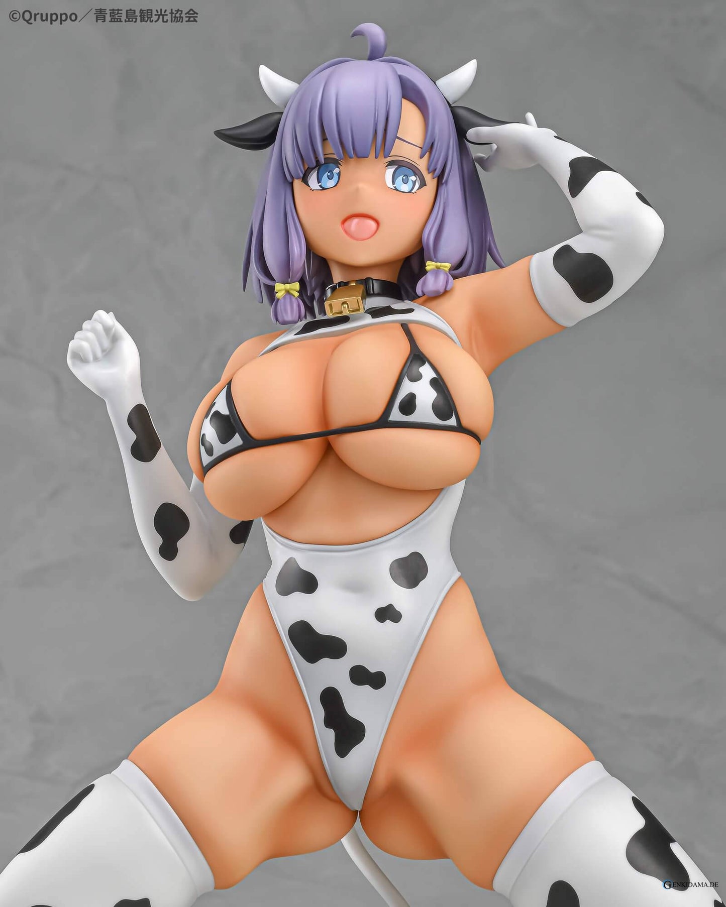 Nukitashi The Animation: Misaki Hotori (Tanned Ver.) (Cow-Print Costume Ver.) 1/5 (Cast-Off)