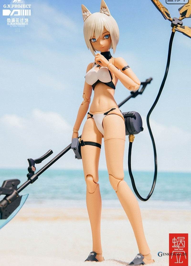 G.N.Project Wolf-001 Swimwear Body & Armed Set *w/Bonus Item (PVC Figure)
