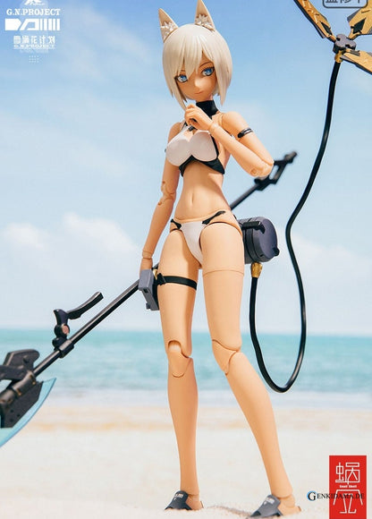 G.N.Project Wolf-001 Swimwear Body & Armed Set *w/Bonus Item (PVC Figure)
