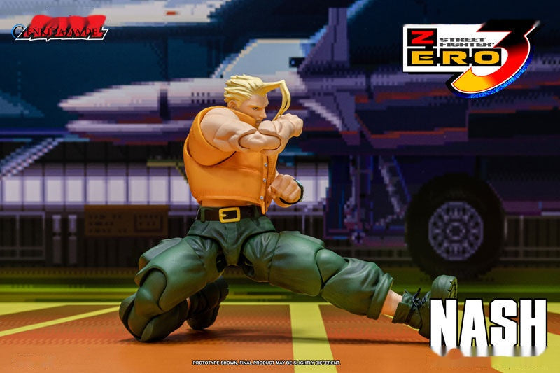STORM ARENA STREET FIGHTER ALPHA 3 NASH ACTION FIGURE