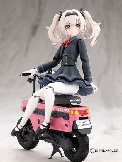 Sousai Shojo Teien Plastic Model Kit 1/10 Emma Koishikawa Nocturne with Honda AB12 Motocompo 14 cm